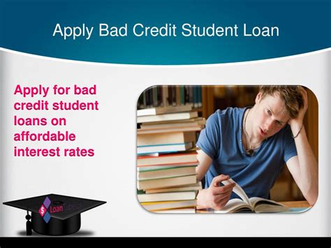 Bad Credit Student Loan Application